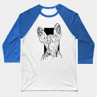 Sphinx cat lover Sphynx hairless cat breed naked cat Baseball T-Shirt